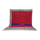 Traditional natural wool rug with colourful patterns, size 2/3 m.