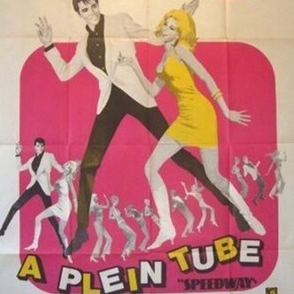 Original film poster of the 1968.A tube, Elvis Presley, Nancy Sinatra