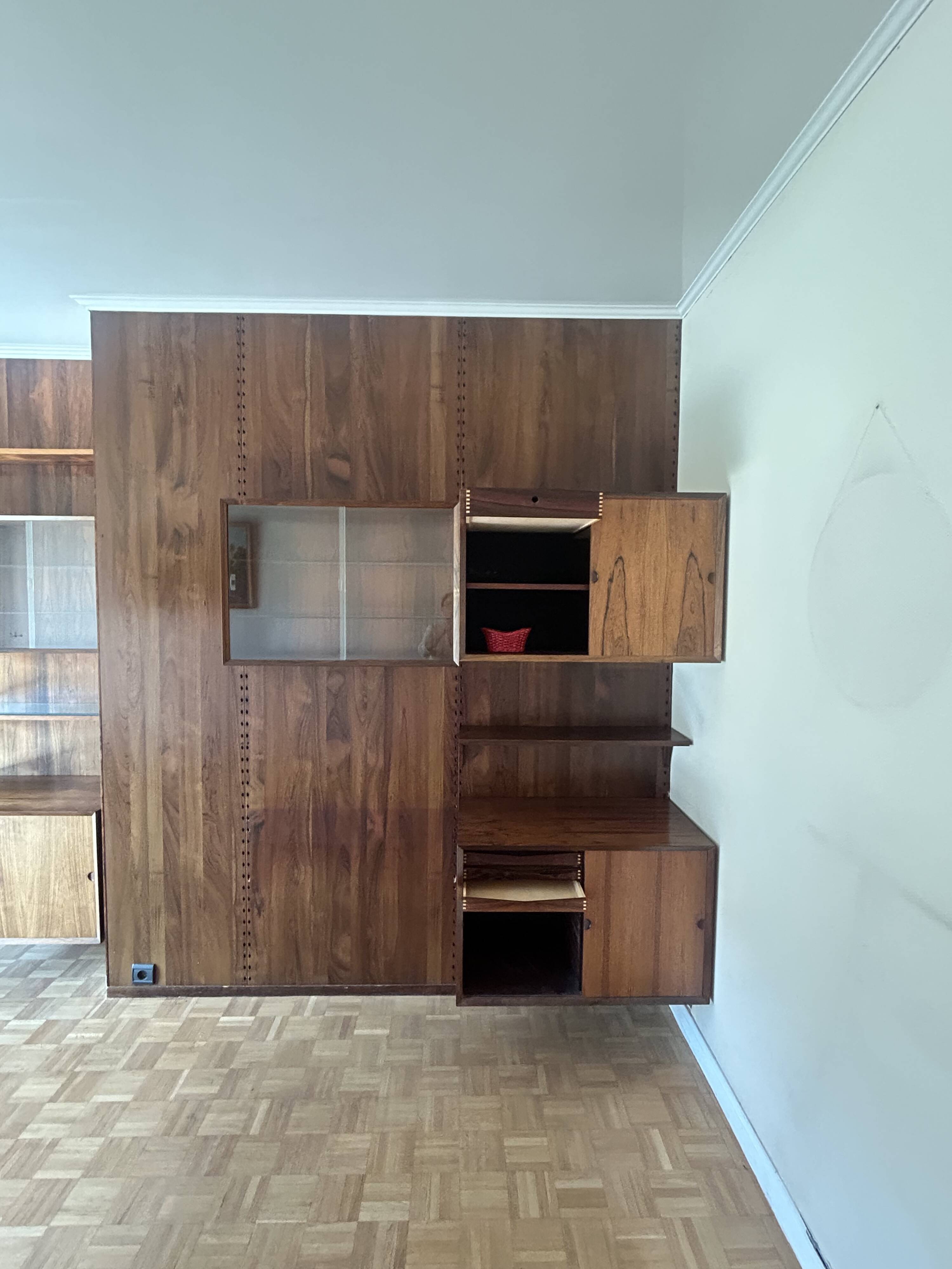 Bibliothèque palissandre début années 60 roche bobois