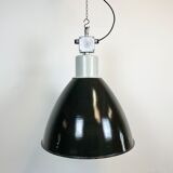 Large Industrial Enamel Factory Pendant Lamp from Elektrosvit, 1960s