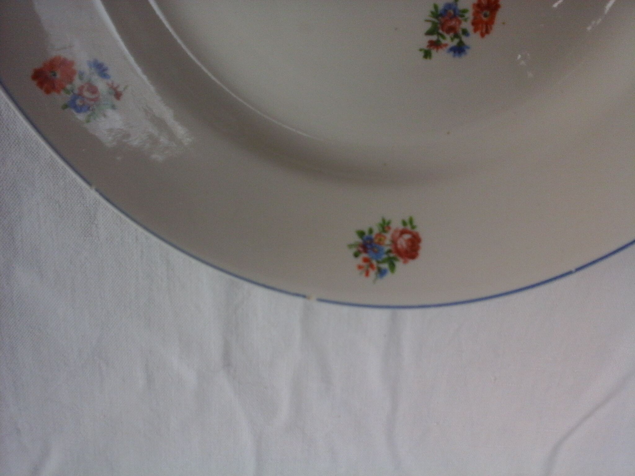 Set of 8 dishes flat Moulin des Loups