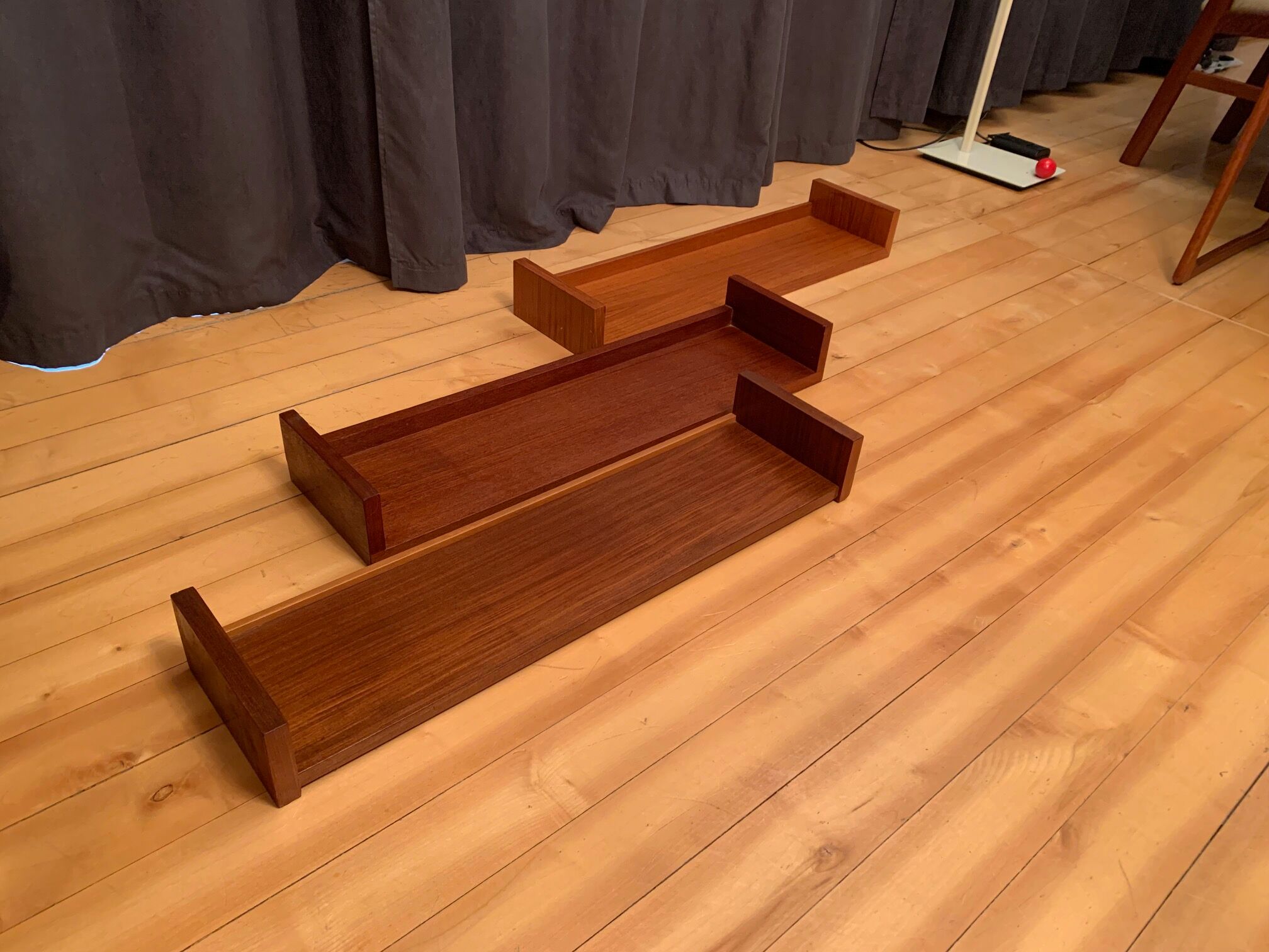 Set of three shelves, Denmark, 1960s