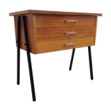 Vintage metal feet nightstand