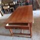 Farm table in cherry wood.