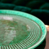 Plat vintage en faïence