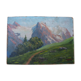 Mountain landscape painting
