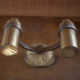 Vintage bronze wall lamp