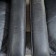 2 black leather Tecta chairs by Hans Konecke 1960s model D45