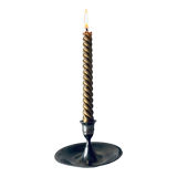 Old silver candle holder