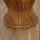 Vintage rattan stool 1960