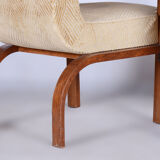 Ensemble de sièges en palissandre avec table basse, Art déco, restauré, France, années 1920