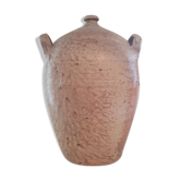 Jar or lady jeanne in varnished sandstone