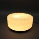 Textured milky glass ceiling light from the mid-century, Czechoslovakia, 1960s.