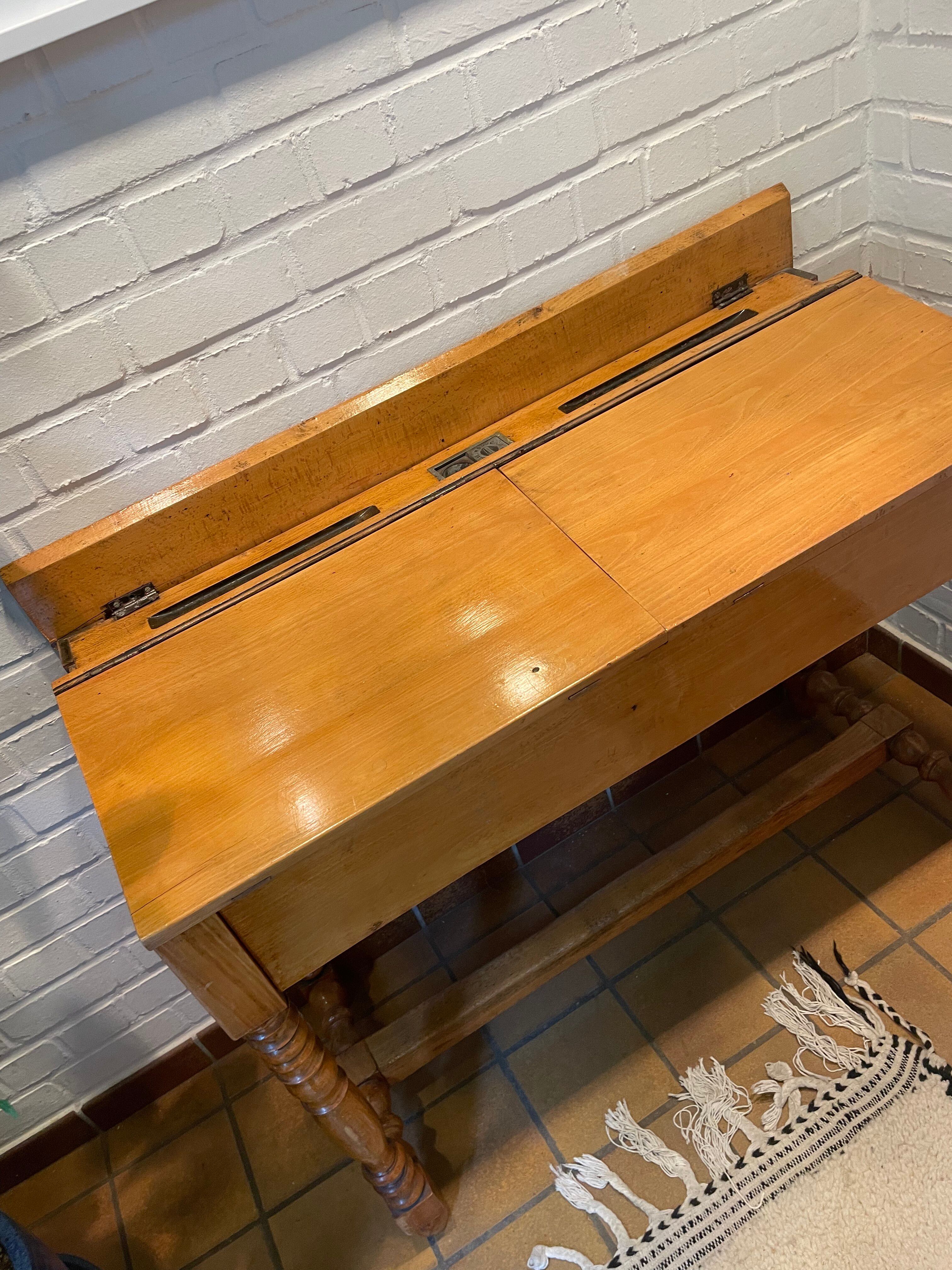 Antique writing desk, late 19th century, Netherlands.