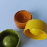 3 vintage Tupperware egg cups