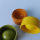 3 vintage Tupperware egg cups