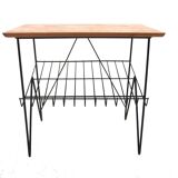 Scandinavian teak "stringbord" side table, Sweden, 1950