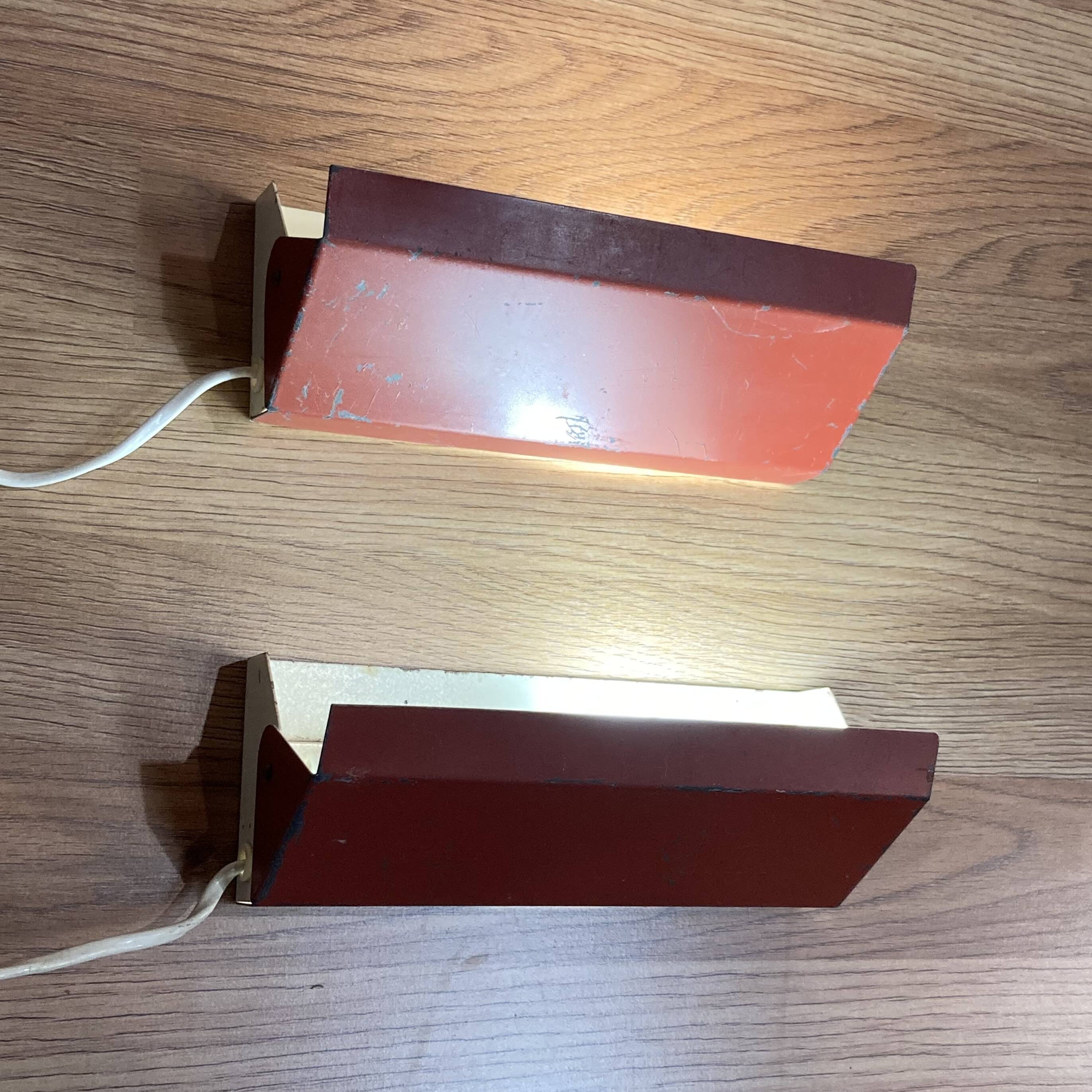 Modular wall sconces from the 1950s.