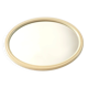 Miroir Tiger ovale 1980 écru