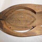 ancien moule a beurre en bois