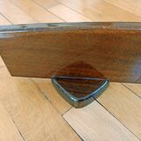 Antique and authentic vintage wooden bathroom shelf from the 70s