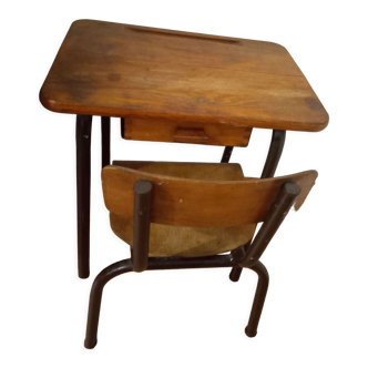 Desk and children's chair
