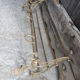 Old brass wall coat rack
