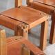 Set of 6 Pierre Chapo S11 Dining Chairs, France, 1960s