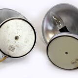 Bauhaus Style Chrome Bedside Table Lamps from Napako, Czechoslovakia, 1930s
