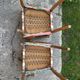 Pair of bridge armchairs from the 1950s – Bent wood