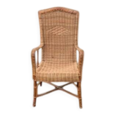Wicker armchair