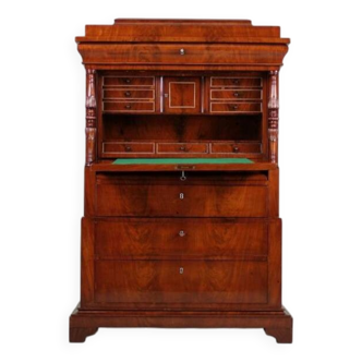 Biedermeier secretary, Northern Europe, circa 1860.
