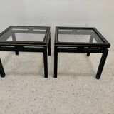 Pair of Pierre Vandel side tables, Paris, 1970s