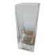 Cracked glass vase