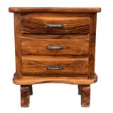 Dresser brutalist free form in olive tree