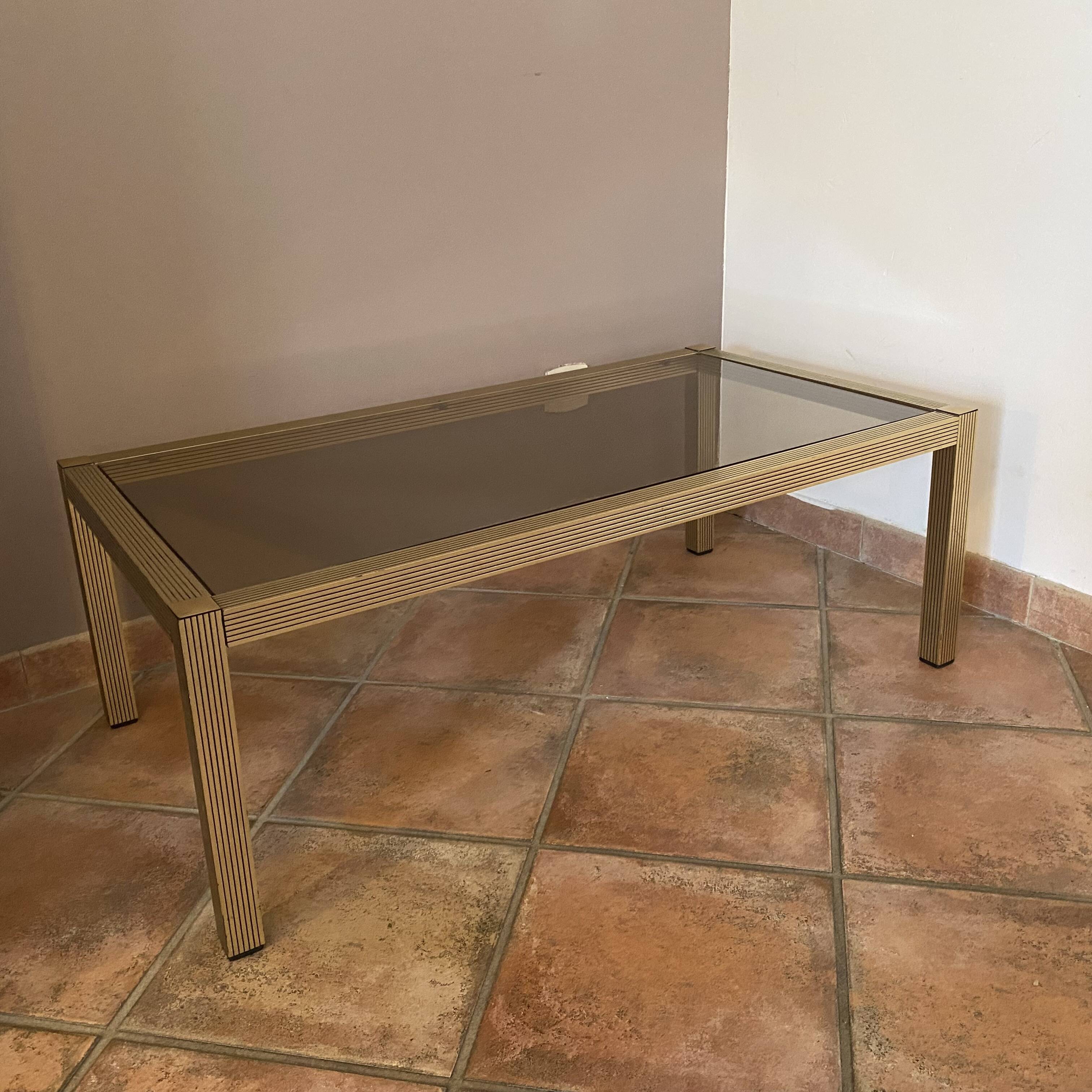 Roche Bobois coffee table. 1970. Hollywood Regency.