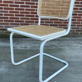Set of 4 Cesca b32 model chairs in white