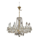 Lustre tchèque en cristal taillé, 12 bras