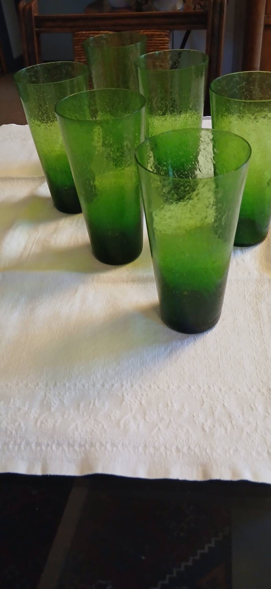 6 Biot glasses from the 60s/70s.