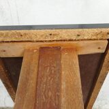 Table bistro wood and formica