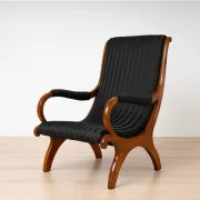 19th-Century Biedermeier Cherrywood Armchair, Germany, circa 1830-1850