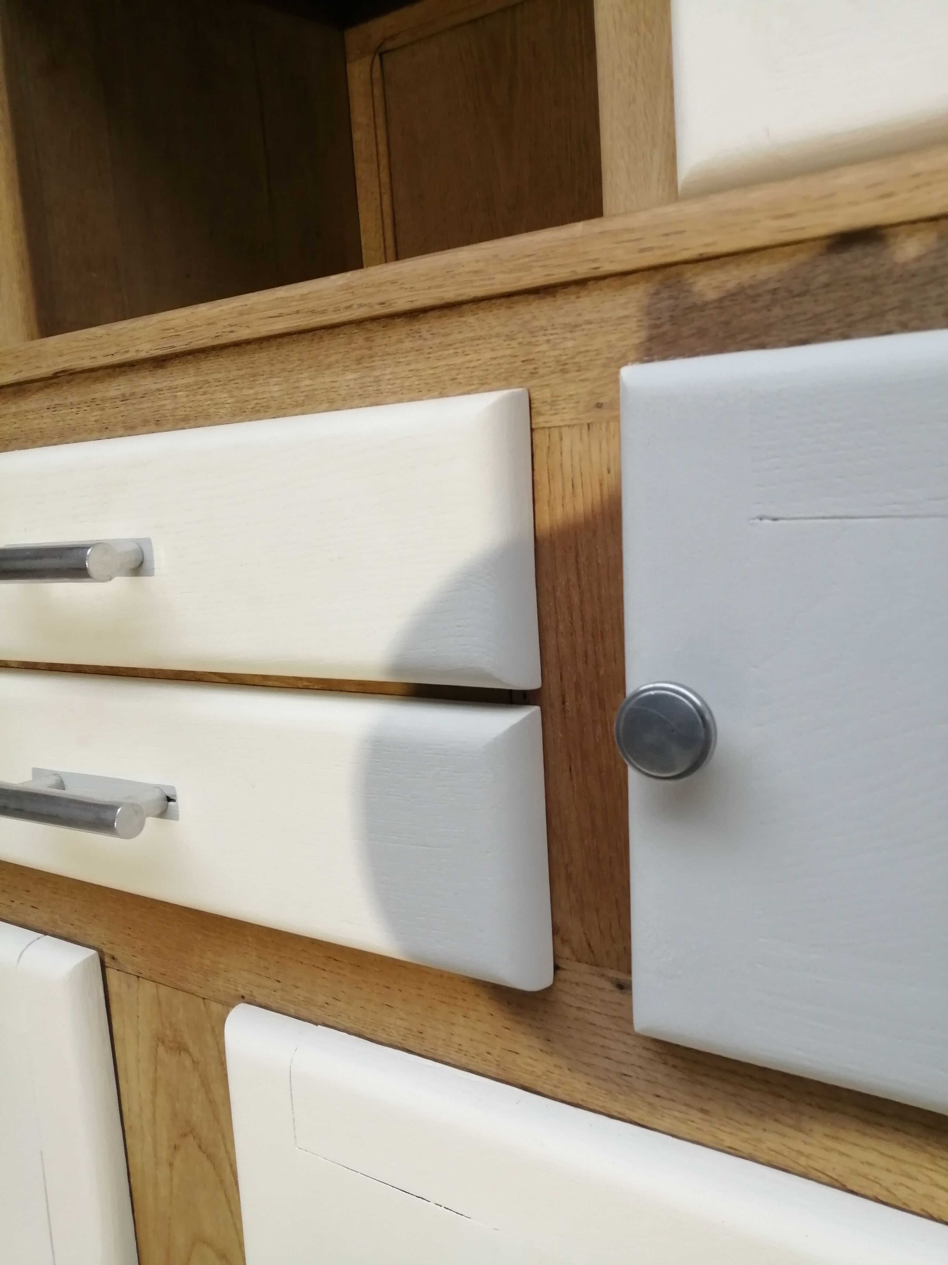 Buffet mado brushed oak and vintage cream