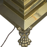 Victorian brass floor lamp