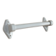 Large Art Deco towel bar in white porcelain
