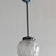 Art Deco frosted glass pendant light circa 1920