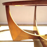 Astro round coffee table teak 1960
