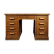 Bureau plat en caissons vintage