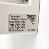 Vintage ceramic IFO wall light bathroom bedside Midcentury