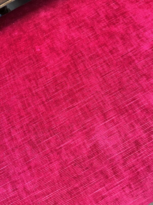 Fauteuil / canapé baroque deux places rose vintage