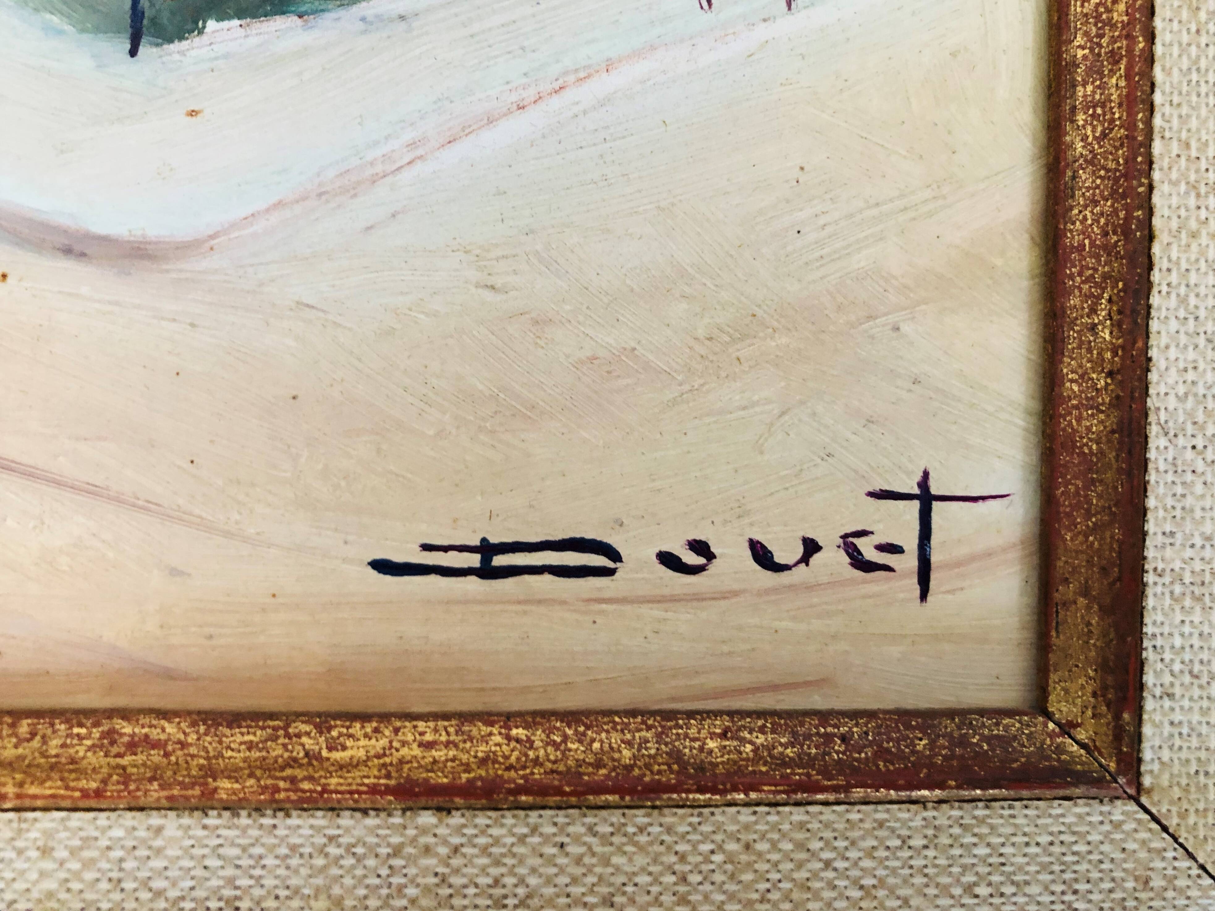 Painting: oil on canvas - animated landscape